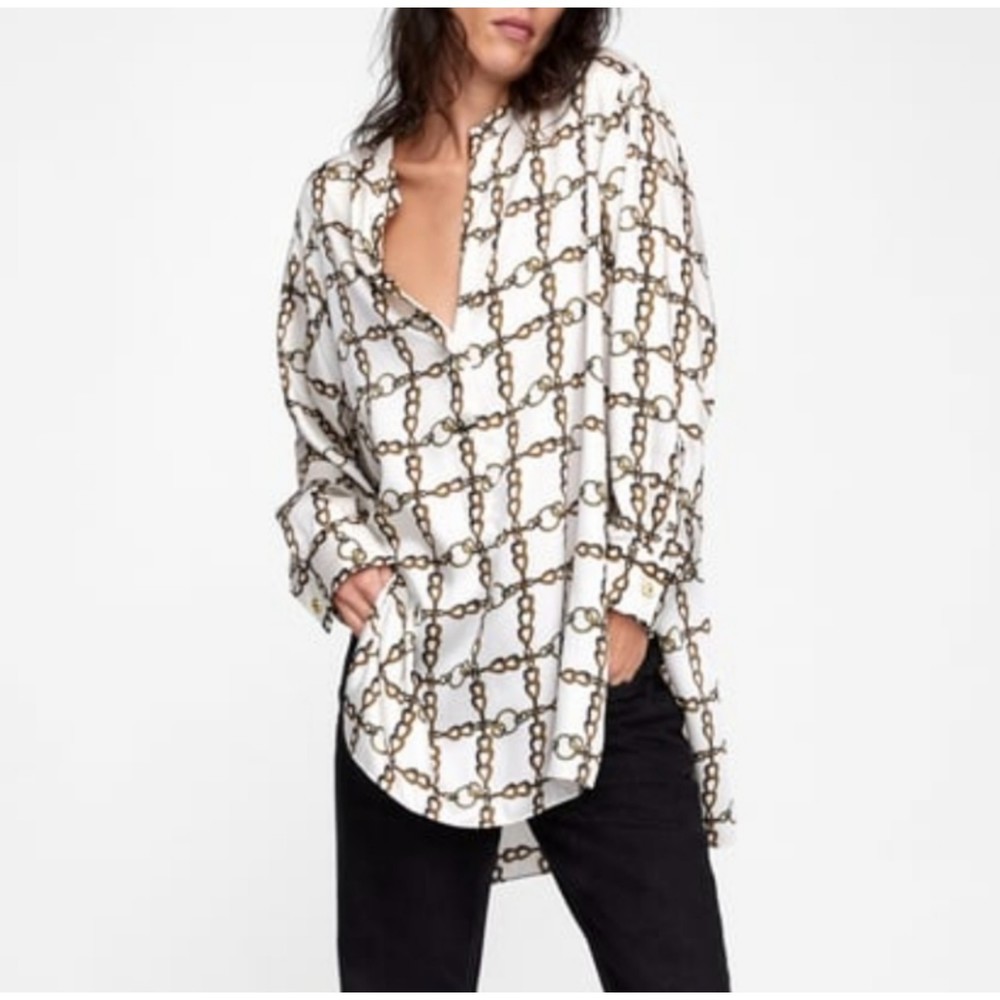 Zara Chain Blouse